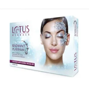 Facial Kit Lotus Radiant Platinum ( Single Use )