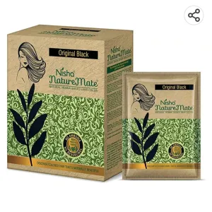 Mahendi Nisha Box Black ( 10g × 6 Pouch )