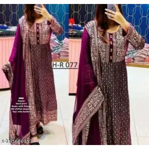 Aanarkali kurta set