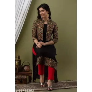 Zyla kurta with short jacket