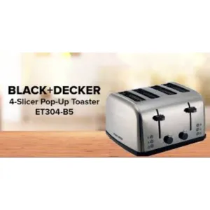 BLACK & DECKER 4 SLICE TOASTER 