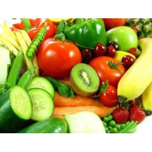 Vegetables and fruits