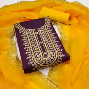 Heavy Embroidery design Suit 