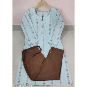 Women Cotton Kurti Set 