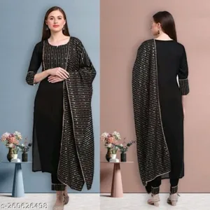 Kurta Pent set with Dupatta 