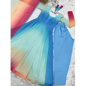 Multi colour Gown 