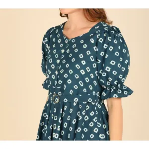 Cotton short dress 