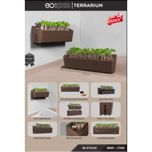 TERRARIUM - Self watering plant pot 