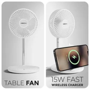 Aerocharge - a table fan with a fast 15W wireless charger