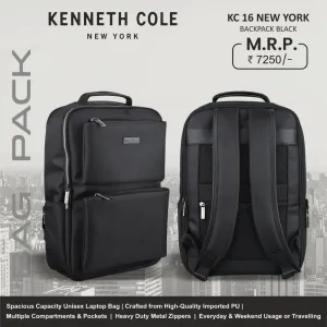 Kenneth Cole New York KC16 Backpack (BLACK)