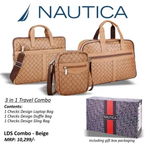 NAUTICA 3 in 1 Travel Combo (3 colors)