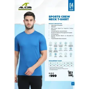 ALCIS Sports T-shirt (4 colors) Polyster 180gsm