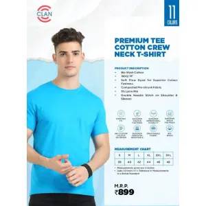 Clan Premium T-shirt (11 colors) Cotton 180gsm