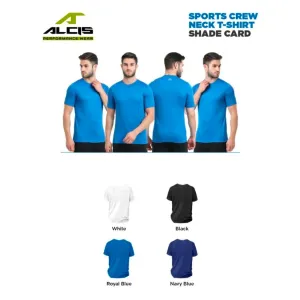 ALCIS Sports Crew Neck T-shirt (4 colors) Polyster 180gsm