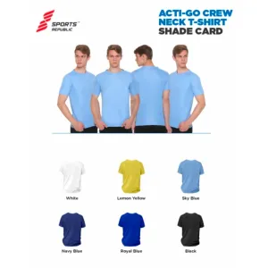 Sports Republic Acti Go Crew Neck T-Shirt (6 colors) Polyster 130gsm