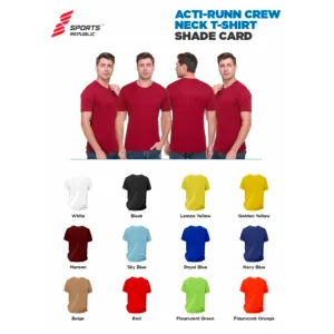 Sport Republic Acti Runn Crew Neck T-Shirt (14 colors) Polyster 160gsm