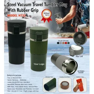 Steel Vaccum Mug 400ml - H732