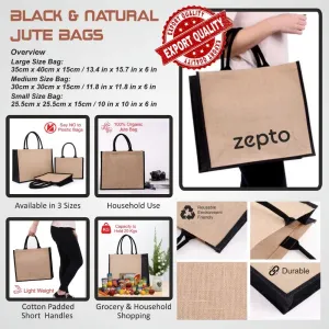 JB02 Jute Bag - Medium 