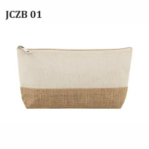 JCZB01 Cotton Jute Hand Pouch - Small