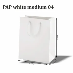 PAP04 Paper Bag - White Medium 


