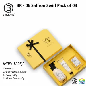 BR06 Saffron Swirl Gift Set 3pcs.