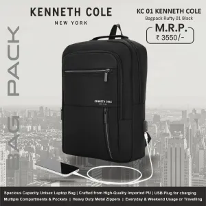 KENNETH COLE New York Unisex Laptop Backpack