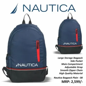 Nautica Bagpack Plain - Blue