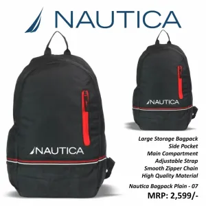 Nautica Bagpack Plain - Black