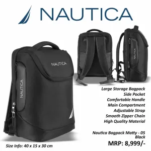 Nautika Backpack Matty - Black