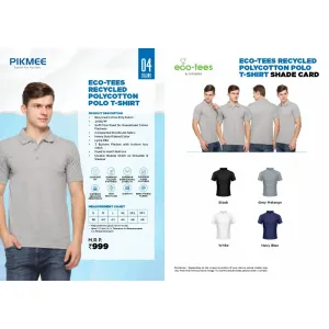 Winbarg Eco Tees Recycled Polo T-Shirt (4 colors) Poly Cotton 240gsm