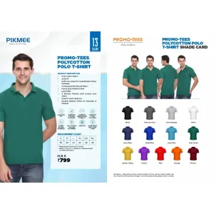 Pikmee Promotees Polo T-Shirt (13 colors) Poly Cotton 210gsm