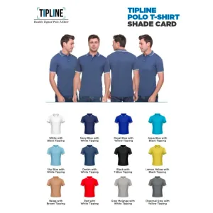 Tipline Polo T-Shirt (15 colors) Cotton 230gsm