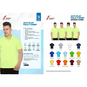 Sports Republic Acti Play Dryfit Polo T-Shirt (14 colors) Poly 160gsm