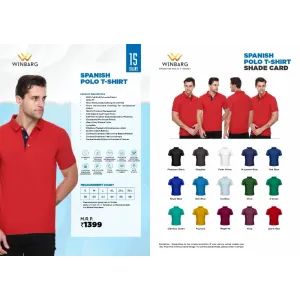 Winbarg Spanish Polo T-Shirt (15 colors) Cool Poly 190gsm