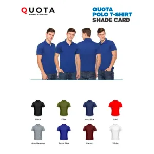 Pikmee Quota Polo T-Shirt (8 colors) Cotton 200gsm