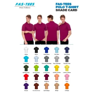 Pikmee Fastees Polo T-Shirt (25 colors) Cotton 230gsm