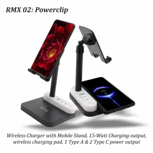 Powerclip - Wireless Charger with Mobile Stand