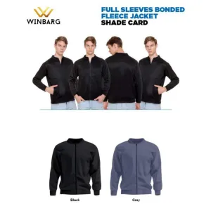 WINBARG Full Sleeves Bonded Fleece Jacket (2 colors)
Poly Fleece 400gsm
