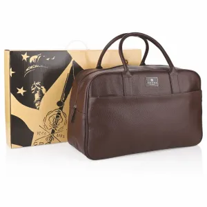 CROSS USA ALFRED CR HOLDALL BAG - BROWN / Black