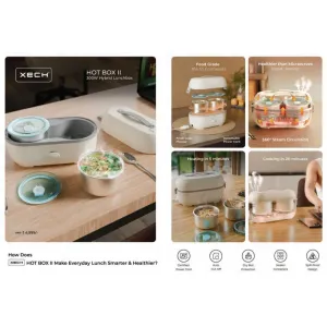 XECH Hot Box II - Hybrid Electric Lunch Box 