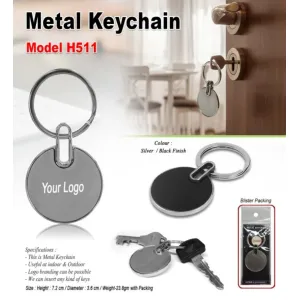 Round Metal Keychain H511