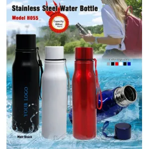H055 Steel Water Bottle 800ml (6 colors)