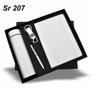 Sr 207: New Bottle 4 in 1 White

Diary, Pen, Keychain & Temperature Bottle 500 ml

