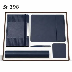 Sr 398:
Diary, Pen, Coasters, Mousepad, & Deskmat
