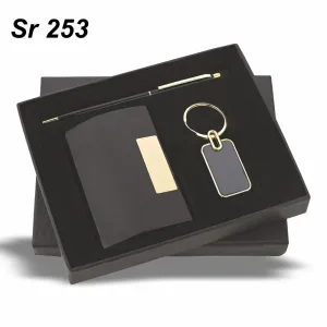 Sr 253: Cardholder, Pen & Keychain Set Gold Finish

Cardholder, Pen & Keychain

