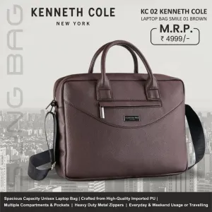 Kenneth Cole New York KC01 Laptop Bag (Brown)