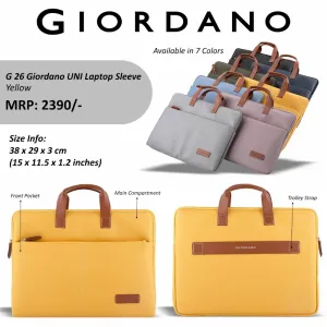 Giordano UNI Laptop Bag (7 colors)