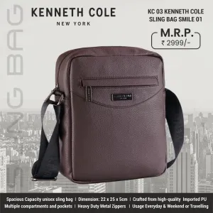 Kenneth Kole Network 
Unisex Sling Bag