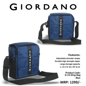 Giordano Sling Bag - Blue