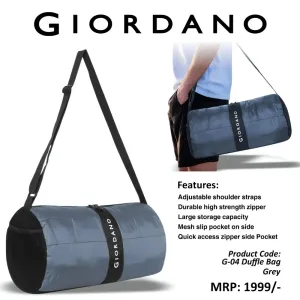 Giordano Duffle Bag - Grey / Blue